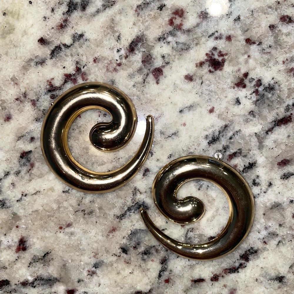 Gold Statement Earrings